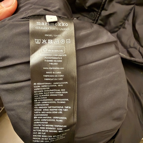 Marimekko Keramika Piirto Unikko Lightweight padded coat - Picture 7 of 12
